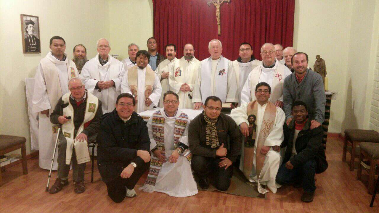 Con i novizi Visita canonica in Cile, 2017 - foto