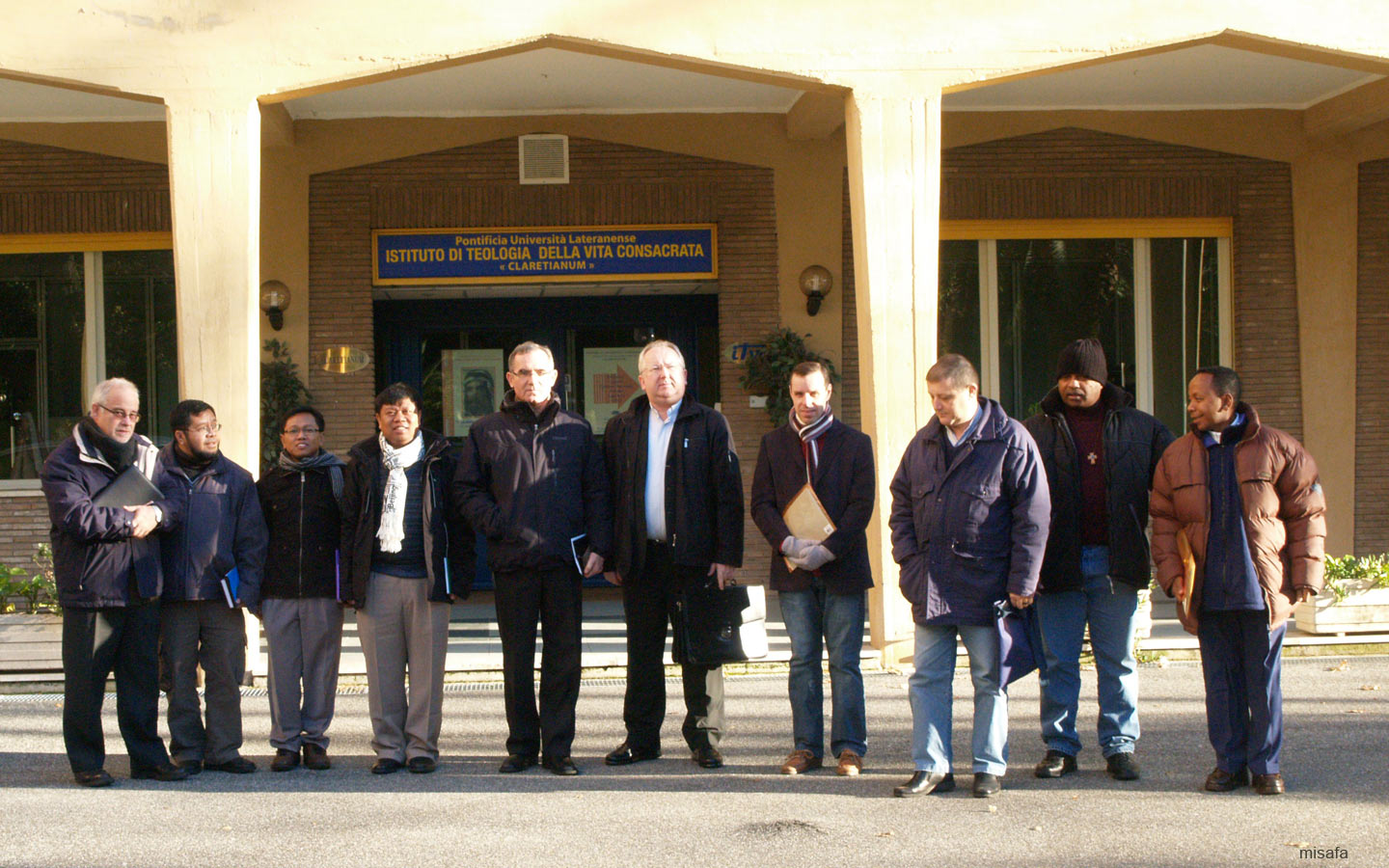 i maestri dei novizi a Claretianum per una lezione