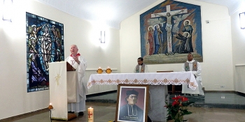 Una parte della predica (i primi 5 minuti) fatta il 16 ottobre 2018 a Roma nella Casa Generalizia MSF dal Superiore Generale dei Missionari della Sacra Famiglia in occasione dei 110 anni dalla morte del Fondatore dei MSF, il Venerabile P. Jean B. Berthier MS 110 anni dalla morte del Fondatore-predica